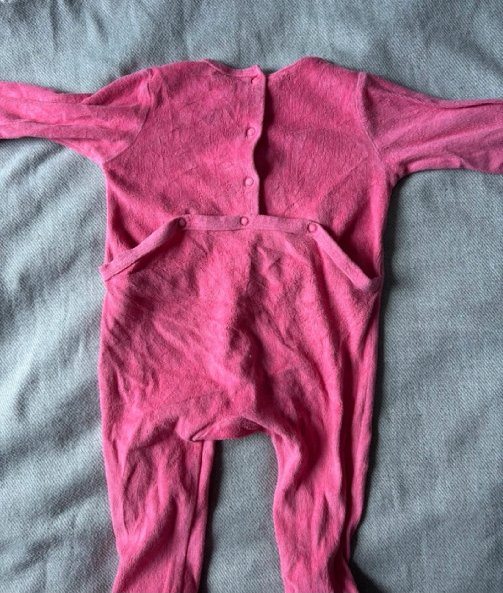245/ Pyjama fuchsia girl power - TEX - 9 mois – photo 4